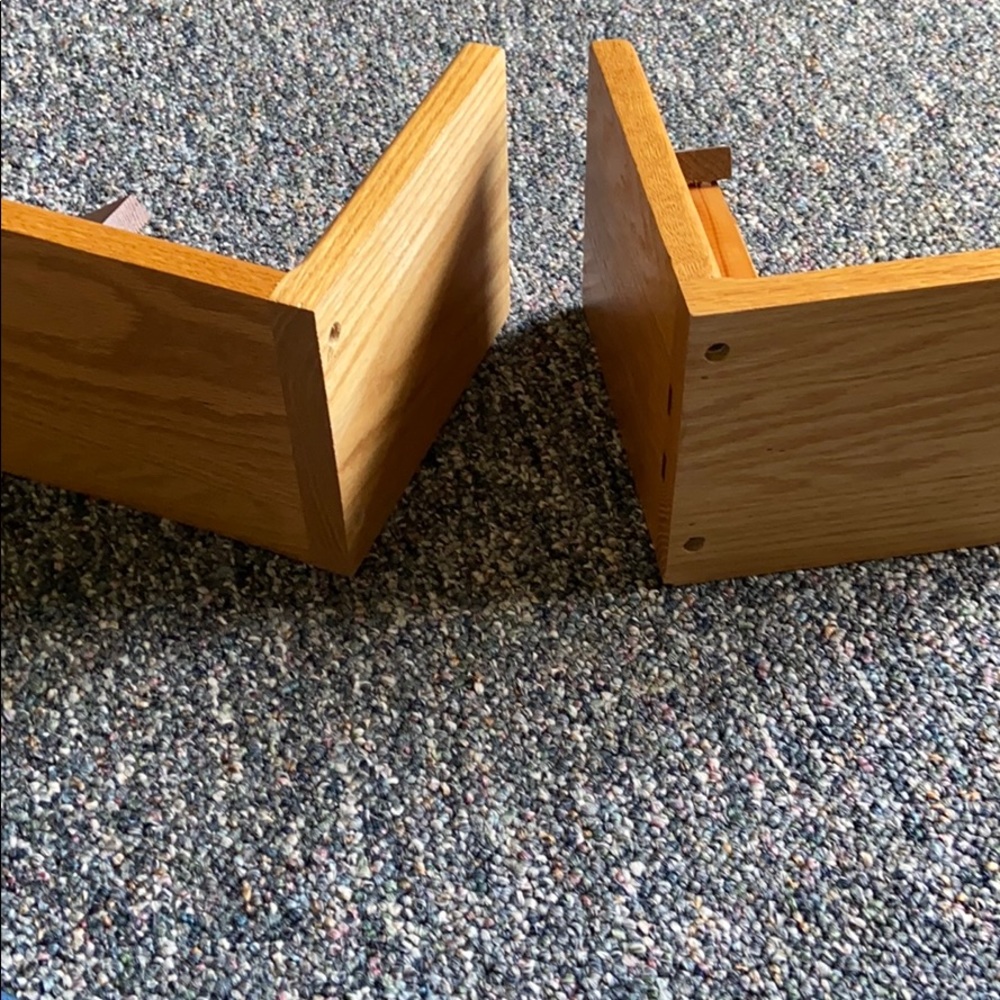 Wooden Book Ends - Picture 5 of 5
